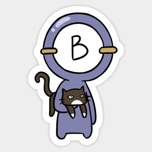 B bloodtype Sticker